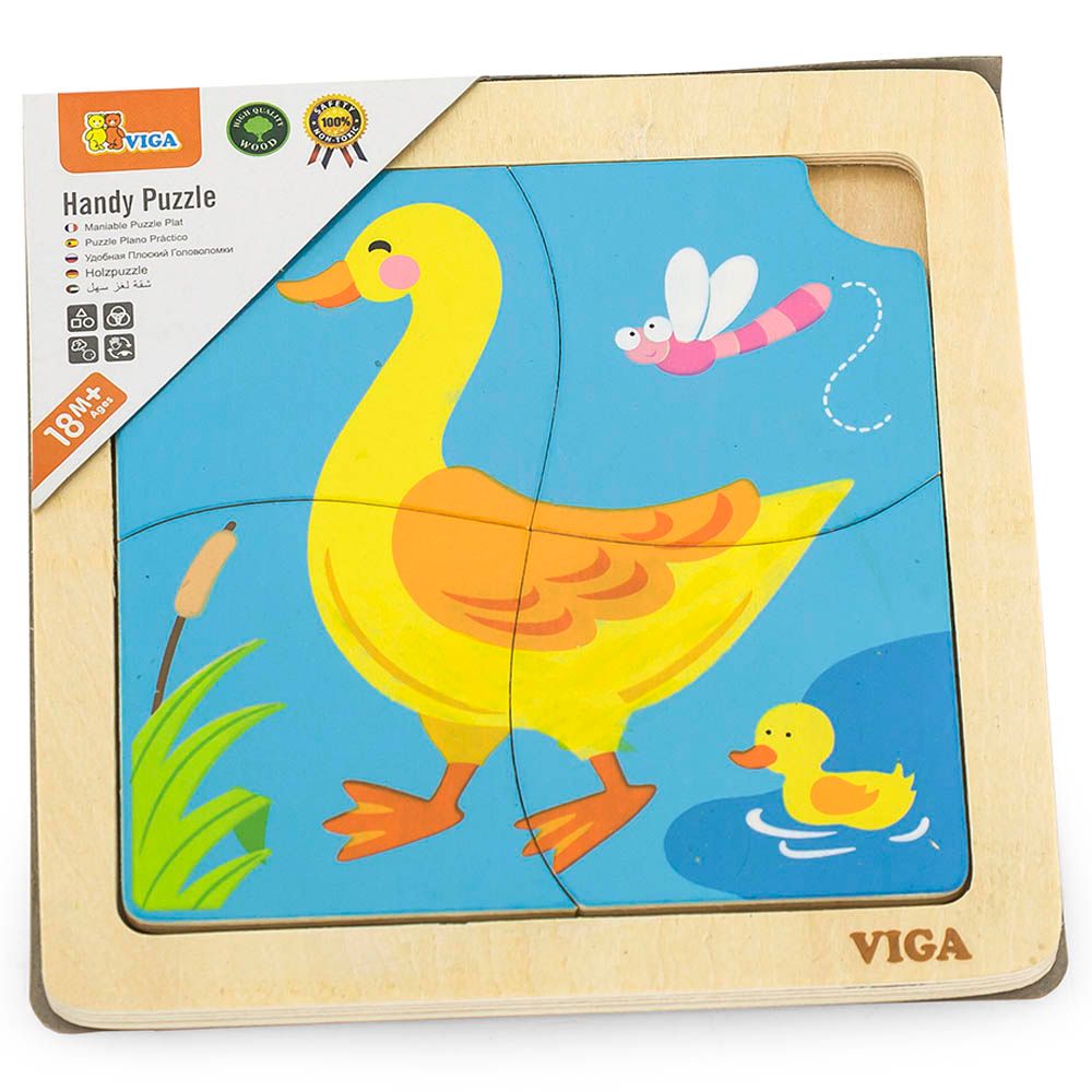 Viga - Handy Flat Puzzle - Duck