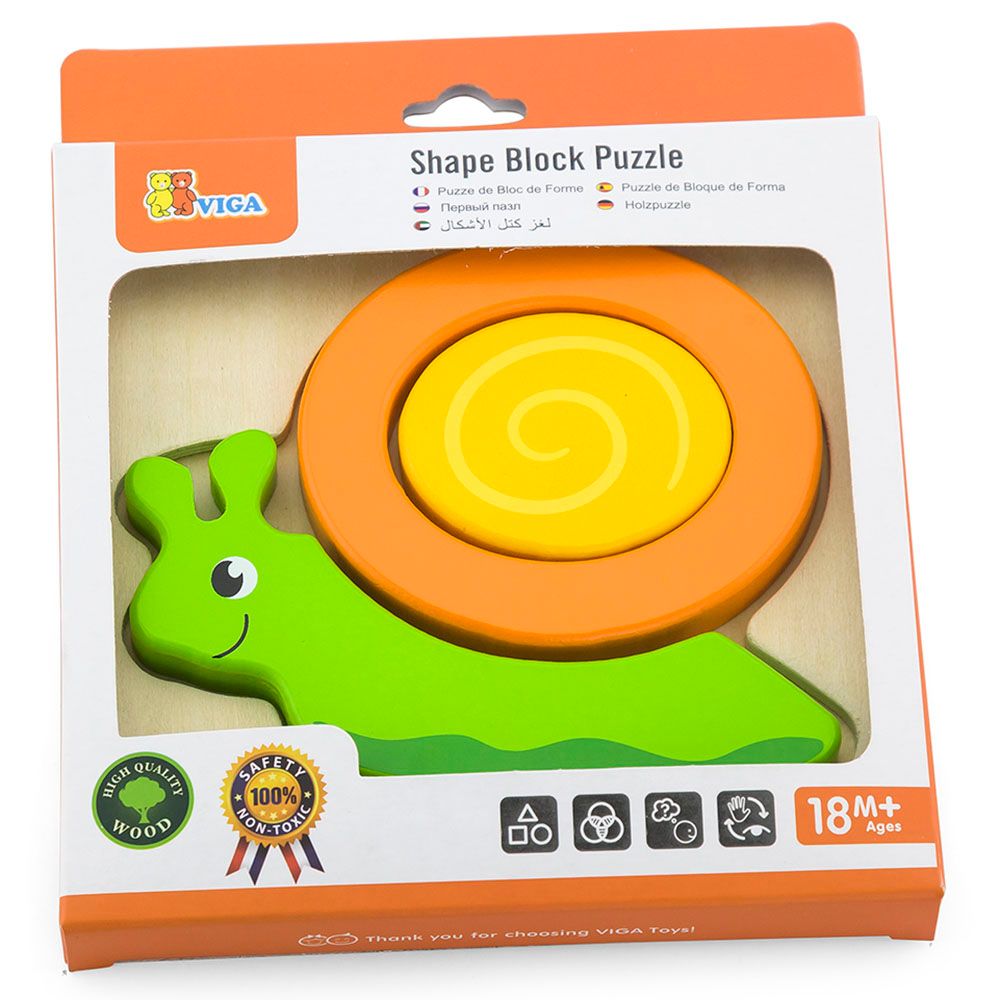 Viga - Shape block Puzzle - Snail