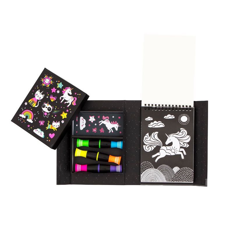 Tiger Tribe - Neon Colouring Set - Unicorns & Friends