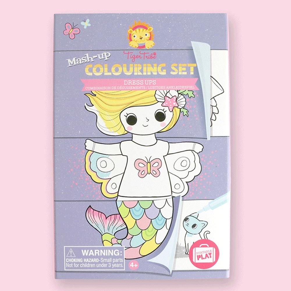 Tiger Tribe - Mash-up Colouring Set - Dress Ups