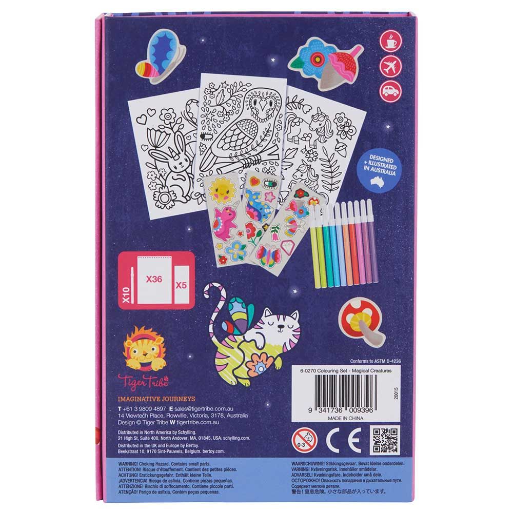 Tiger Tribe - Colouring Set - Magical Creatures