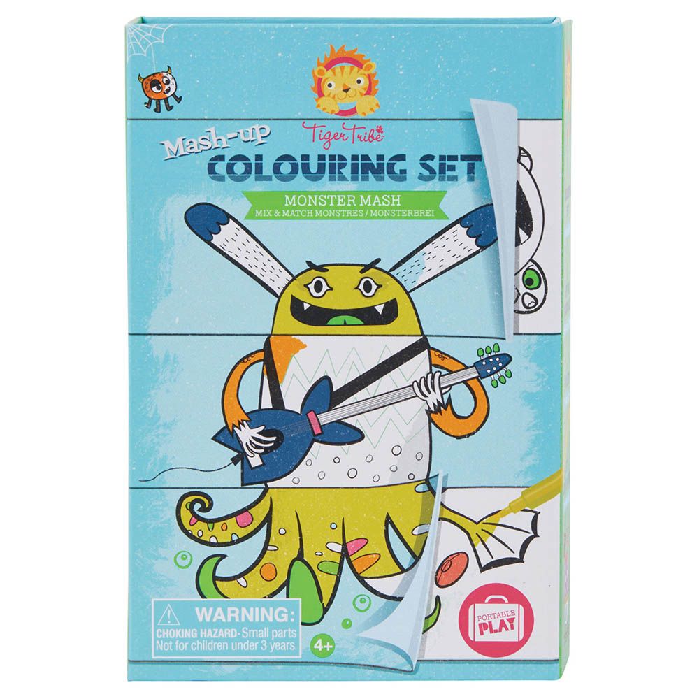 Tiger Tribe - Mash-up Colouring Set - Monster Mash