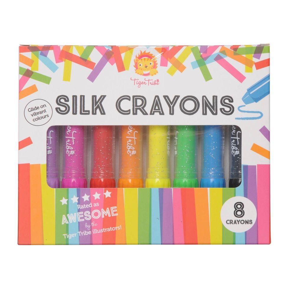 Tiger Tribe - Silk Crayons 8pcs Per Pack