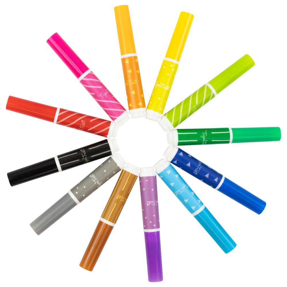 Tiger Tribe - Junior Washable Markers