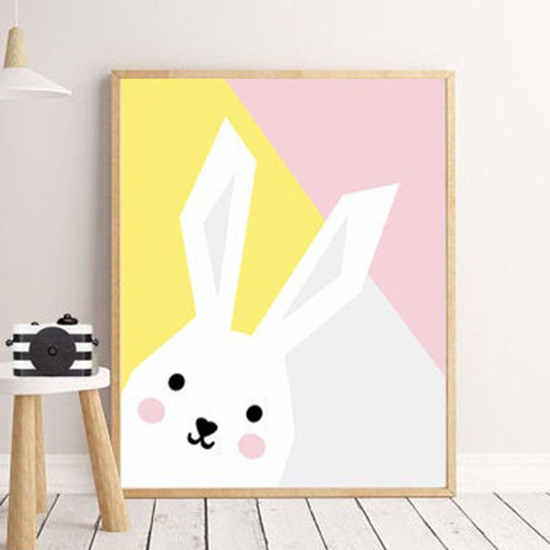 Paper Crew - Abstract Bunny Wall Art Print