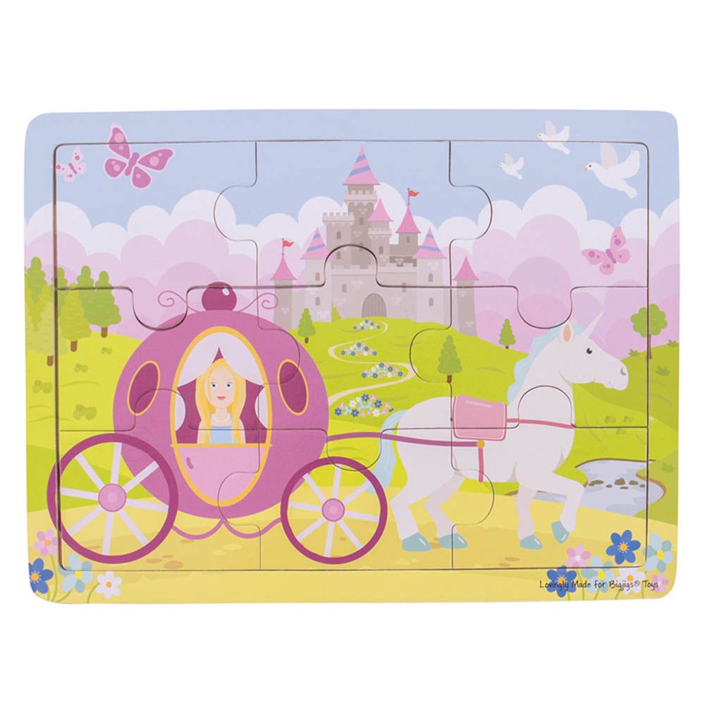 Bigjigs - Wooden Princess Tray Puzzle