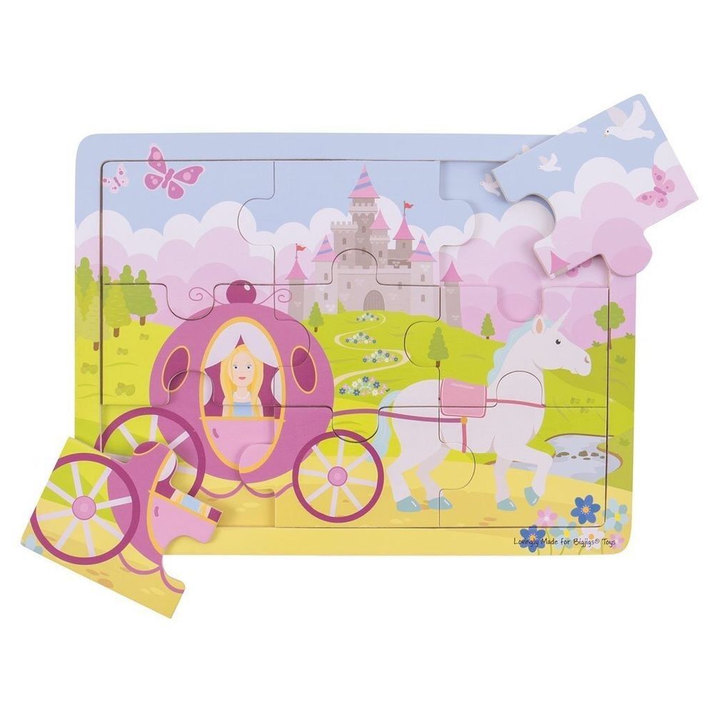 Bigjigs - Wooden Princess Tray Puzzle