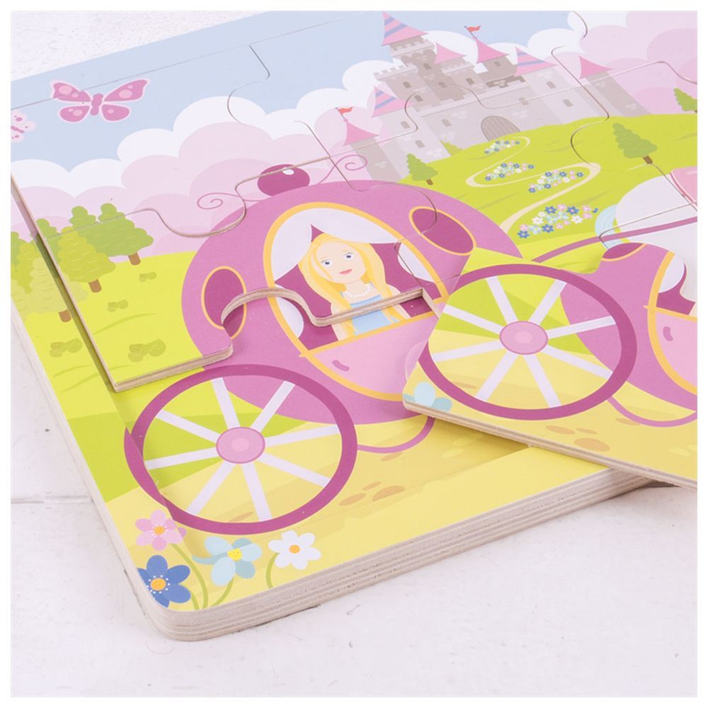 Bigjigs - Wooden Princess Tray Puzzle