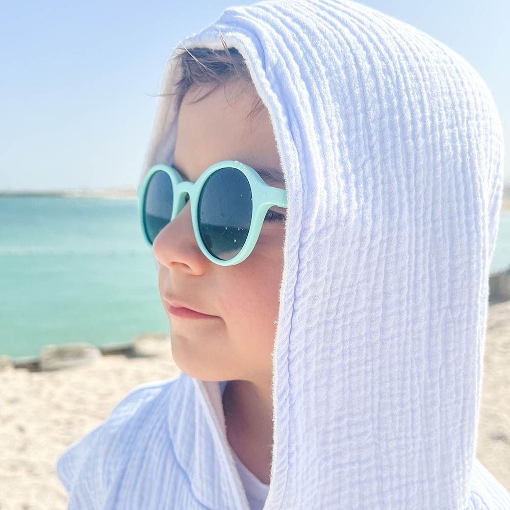 Little Sol+ - Hooded Beach Towel - 0-2Y - Periwinkle