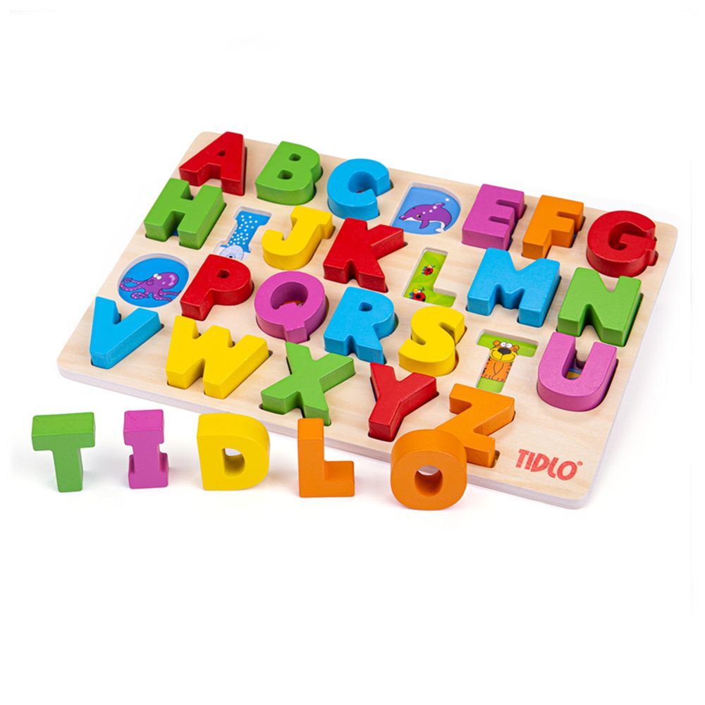 Tidlo - Wooden ABC Puzzle Board