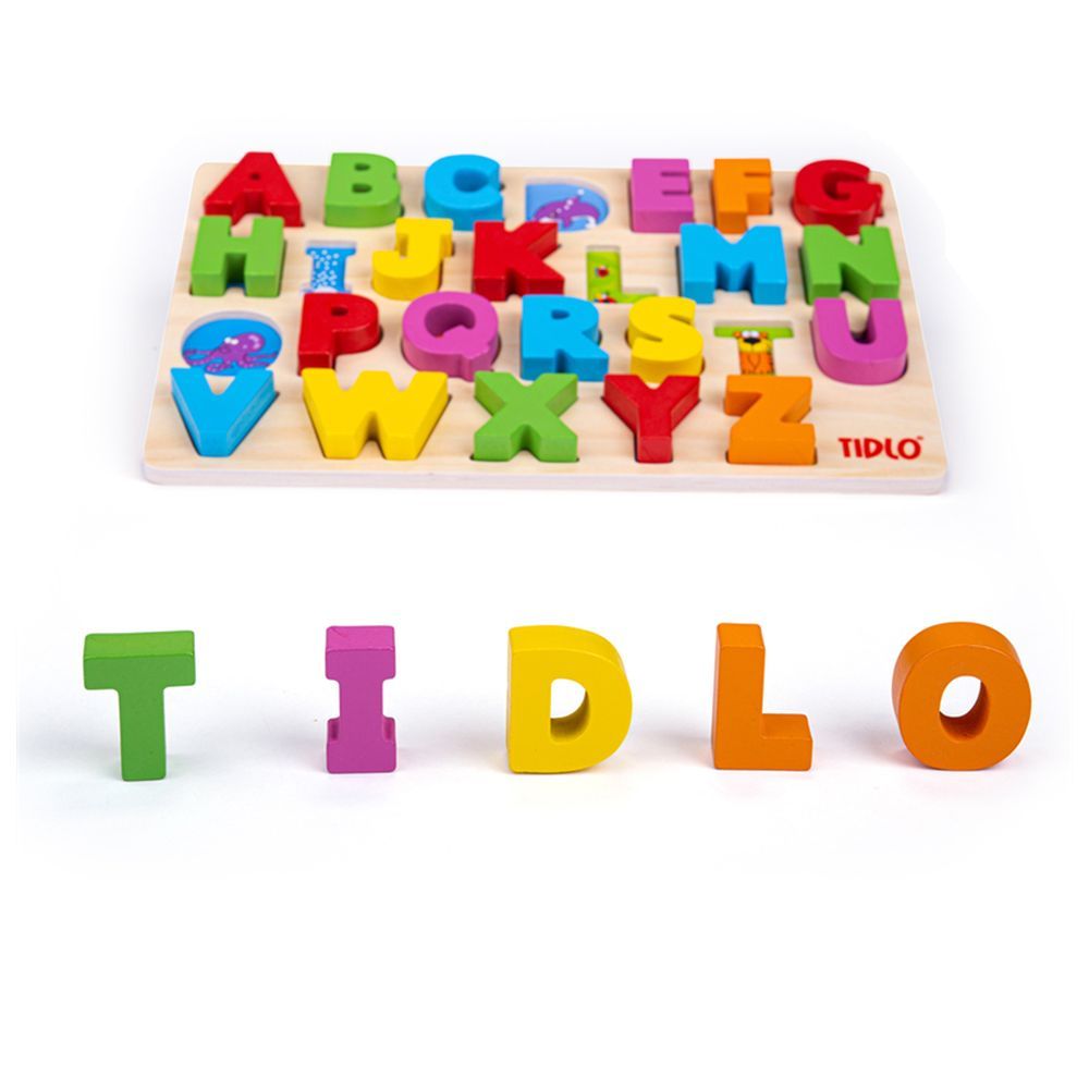 Tidlo - Wooden ABC Puzzle Board