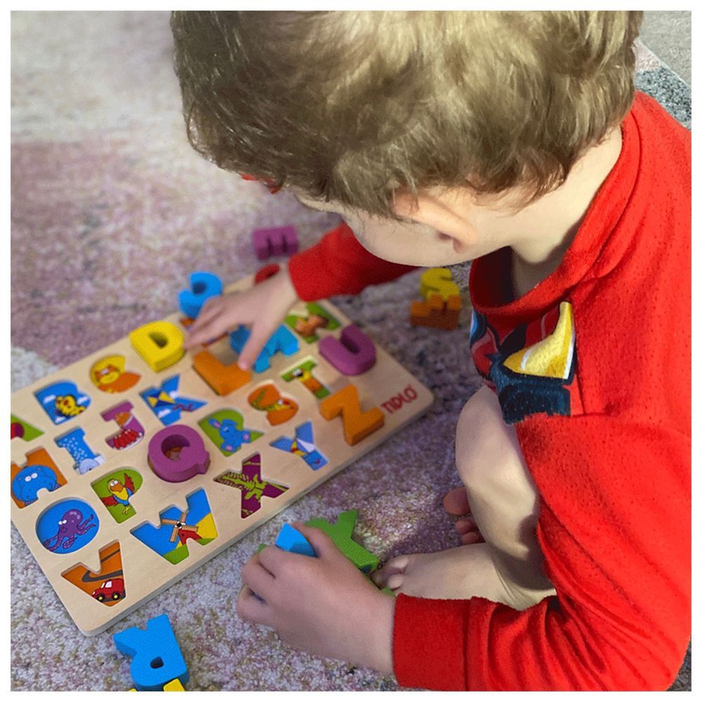 Tidlo - Wooden ABC Puzzle Board