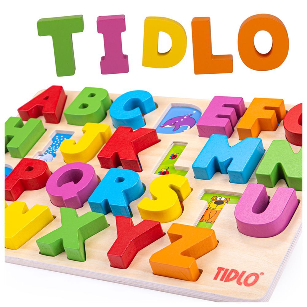 Tidlo - Wooden ABC Puzzle Board