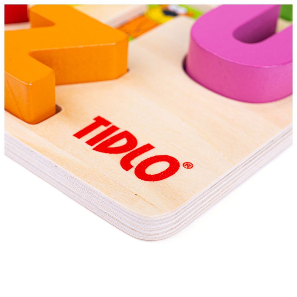 Tidlo - Wooden ABC Puzzle Board