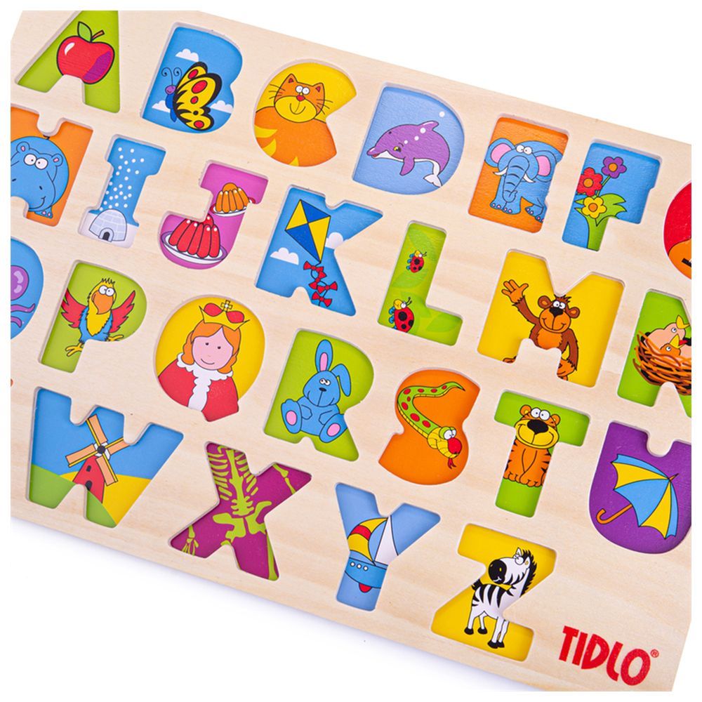 Tidlo - Wooden ABC Puzzle Board