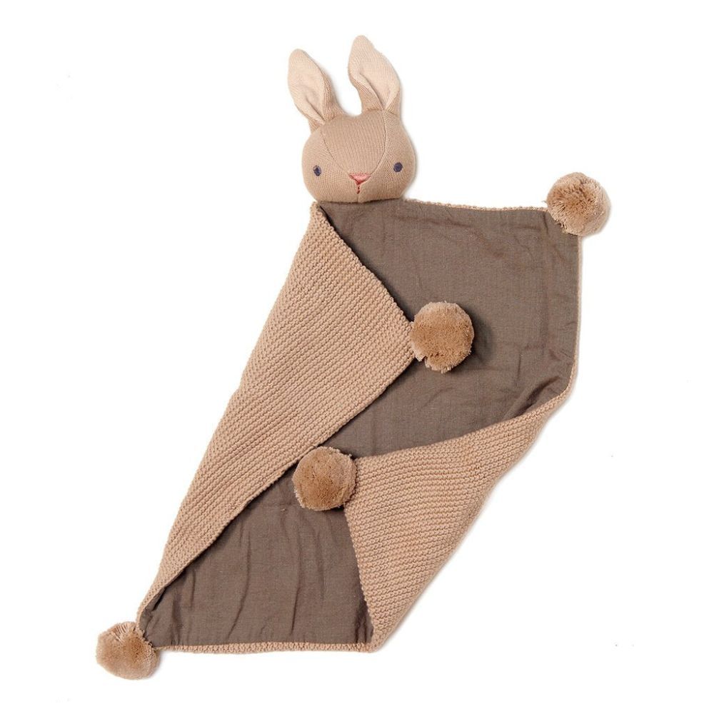 Threadbear Design - Baby Bunny Comforter - Taupe 