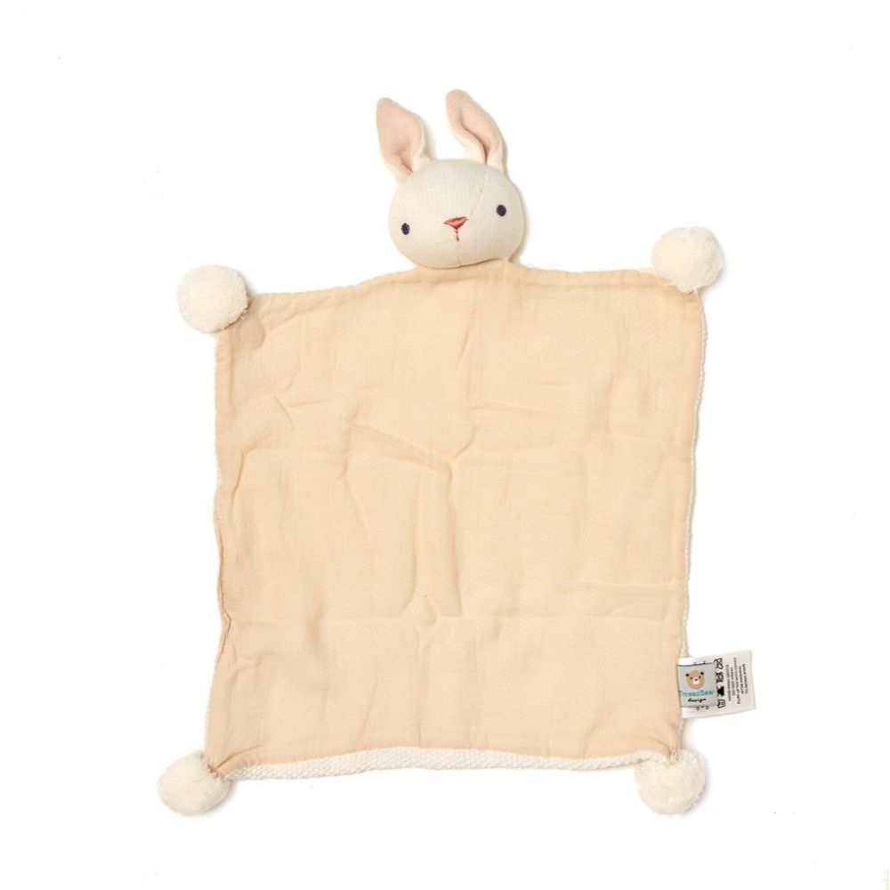 Threadbear Design - Baby Bunny Comforter - Cream