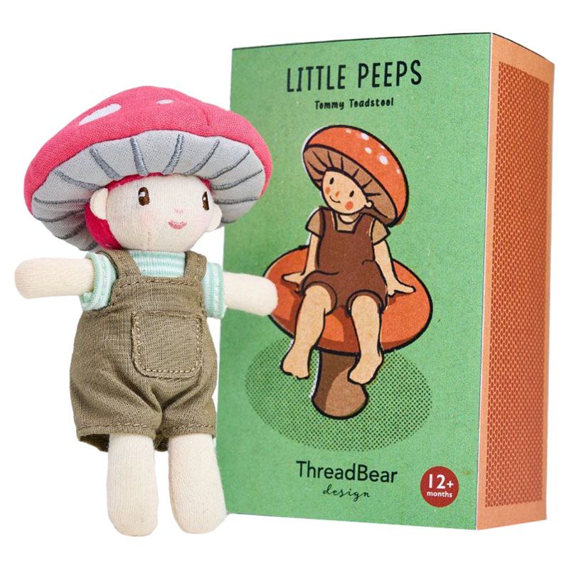 ThreadBear Design - Little Peeps Tommy Toadstool Soft Toy