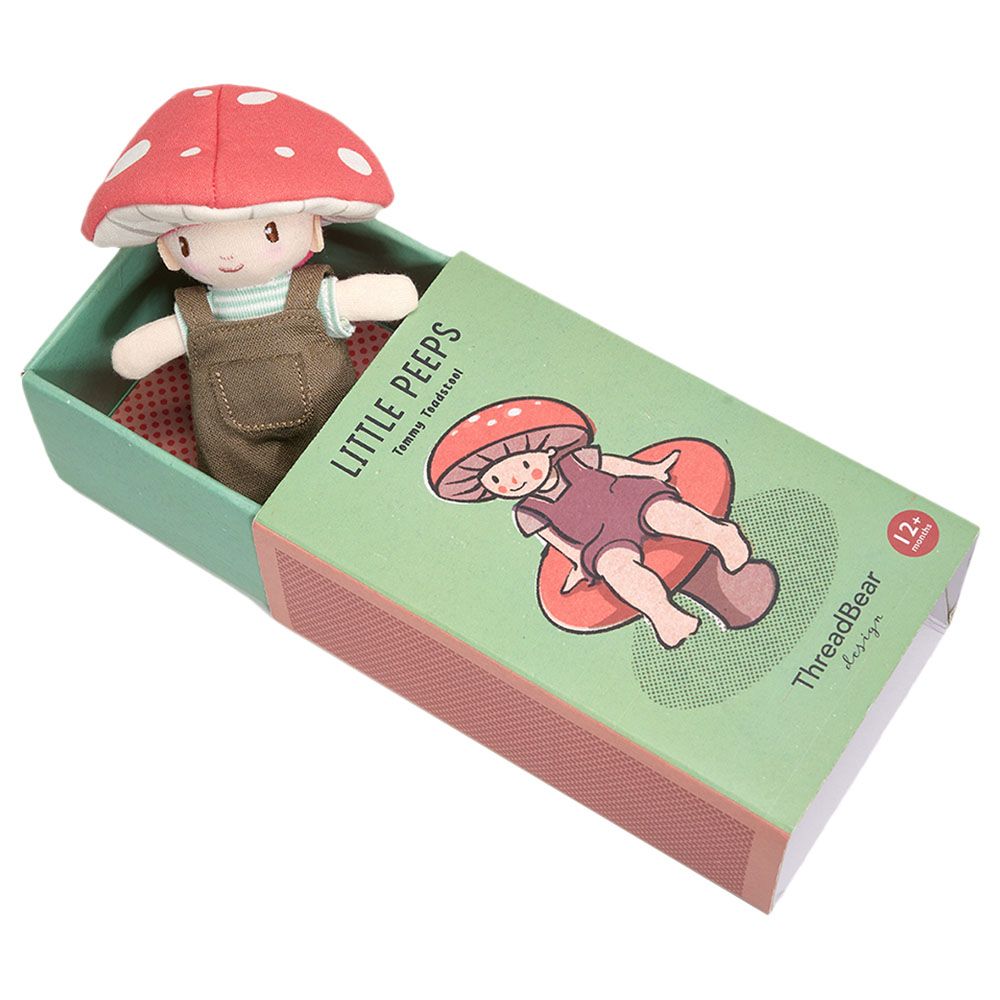 ThreadBear Design - Little Peeps Tommy Toadstool Soft Toy