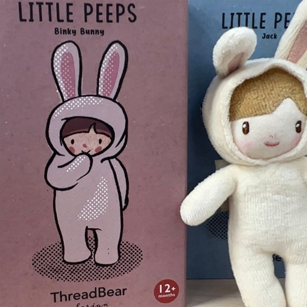 ThreadBear Design - Little Peeps Binky Bunny Soft Toy