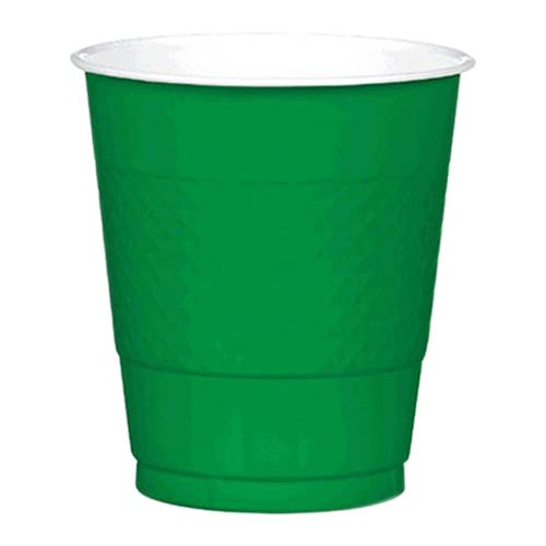 Amscan - Plastic Cups 9oz 20pcs - Festive Green