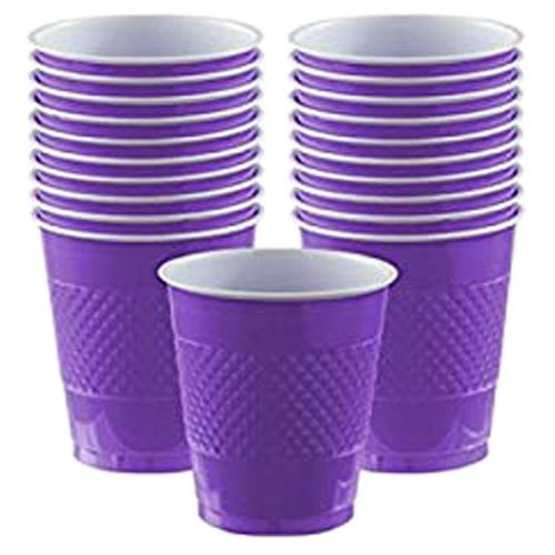 Amscan - Plastic Cups 9oz 20pcs - New Purple