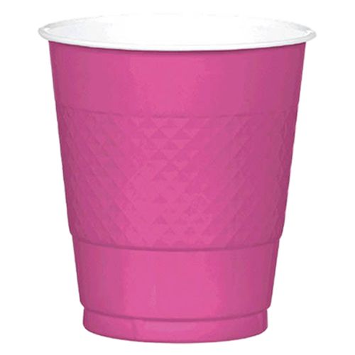 Amscan - Plastic Cups 12oz 20pcs - Magenta