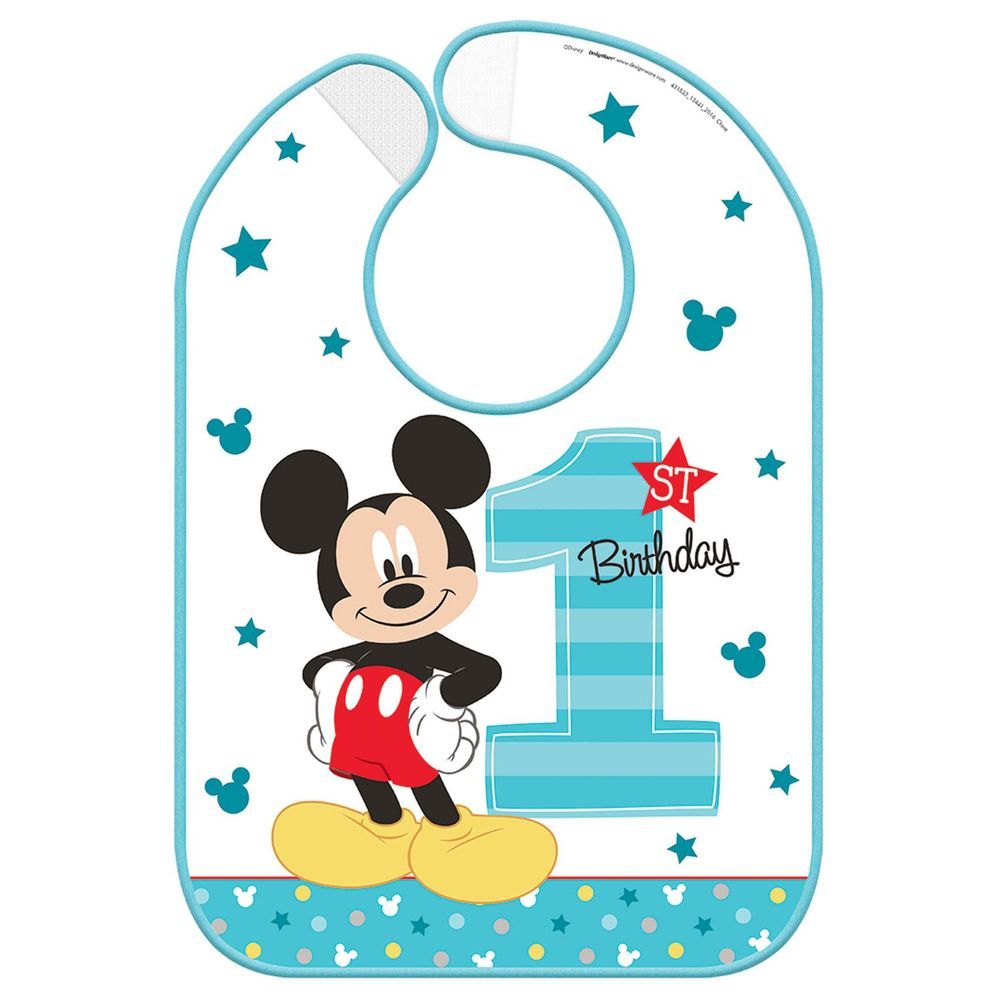 Mickey's Fun To Be One Vinyl Bib