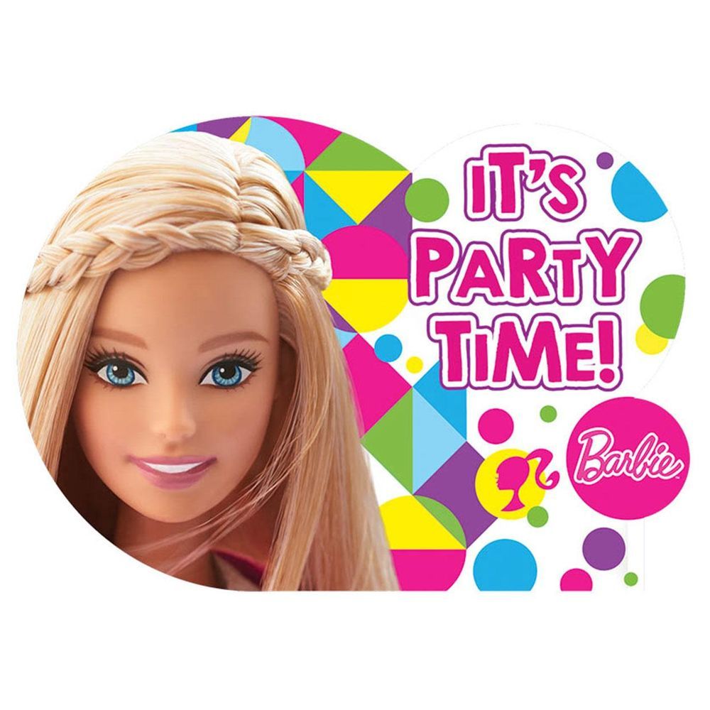 Barbie Sparkle Postcards Invites