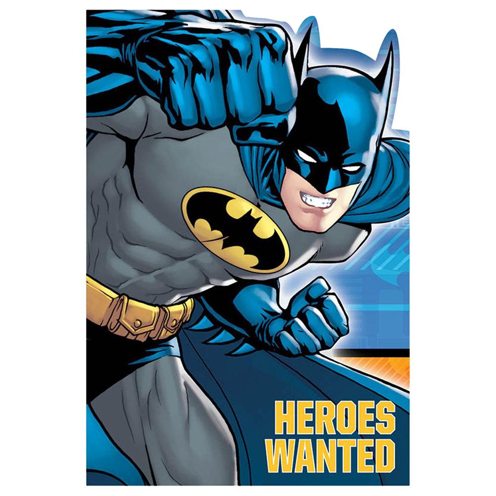 Batman Invitation Cards Party Favor 8Pcs