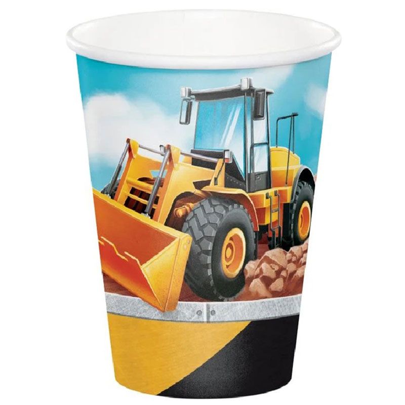 Creative Converting - Big Dig Construction Cup 9 Oz 8pcs