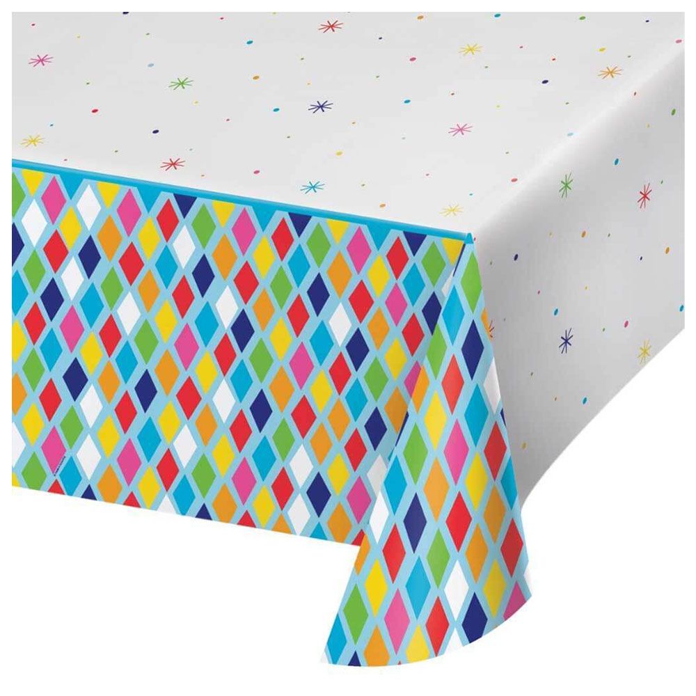 Creative Converting - Bright Birthday Plastic Tablecover