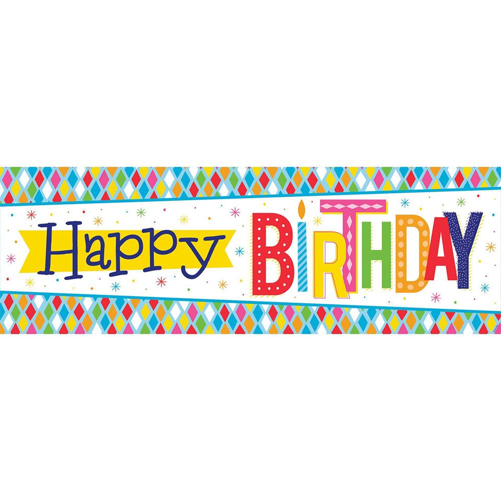 Creative Converting - Bright BirthdayGiant Party Banner