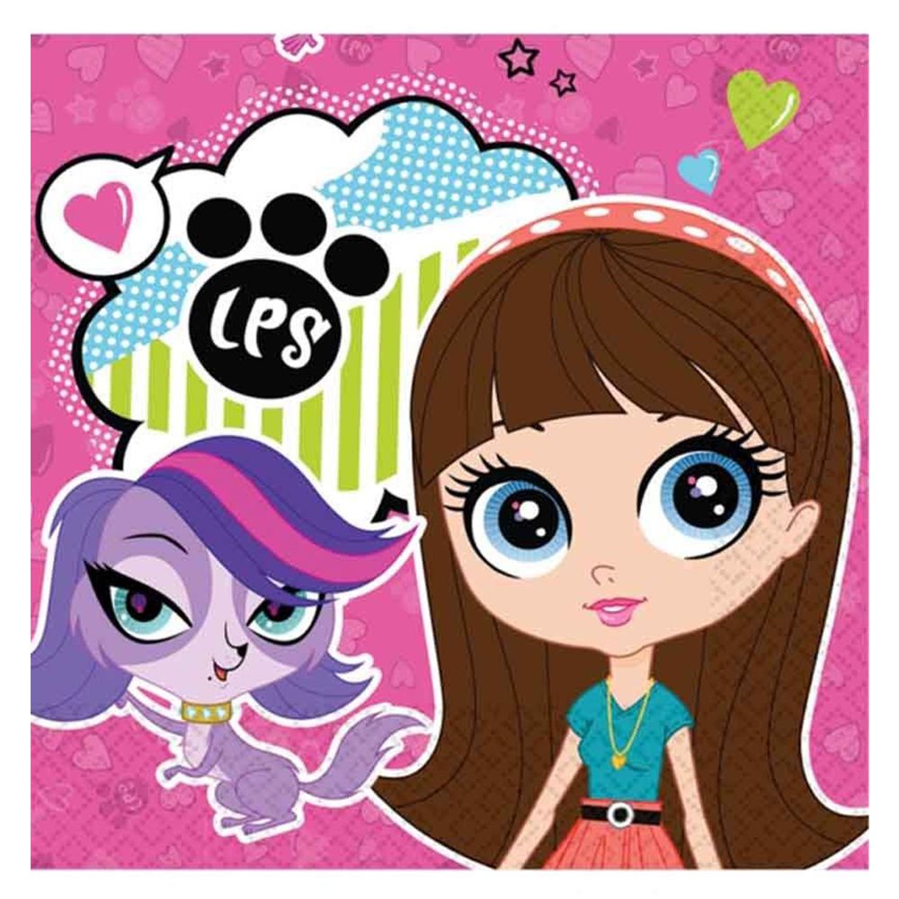 Amscan - Littlest Pet Shop Lunch Tissues 20pcs