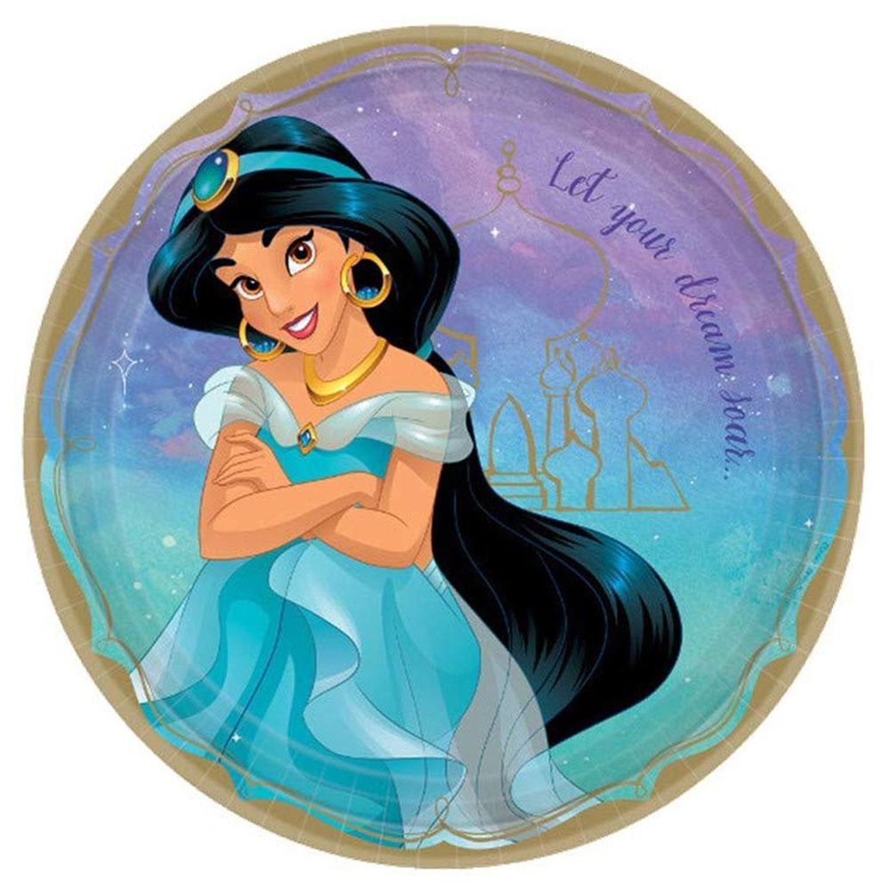 Disney Jasmine Paper Plates 9" 8pcs