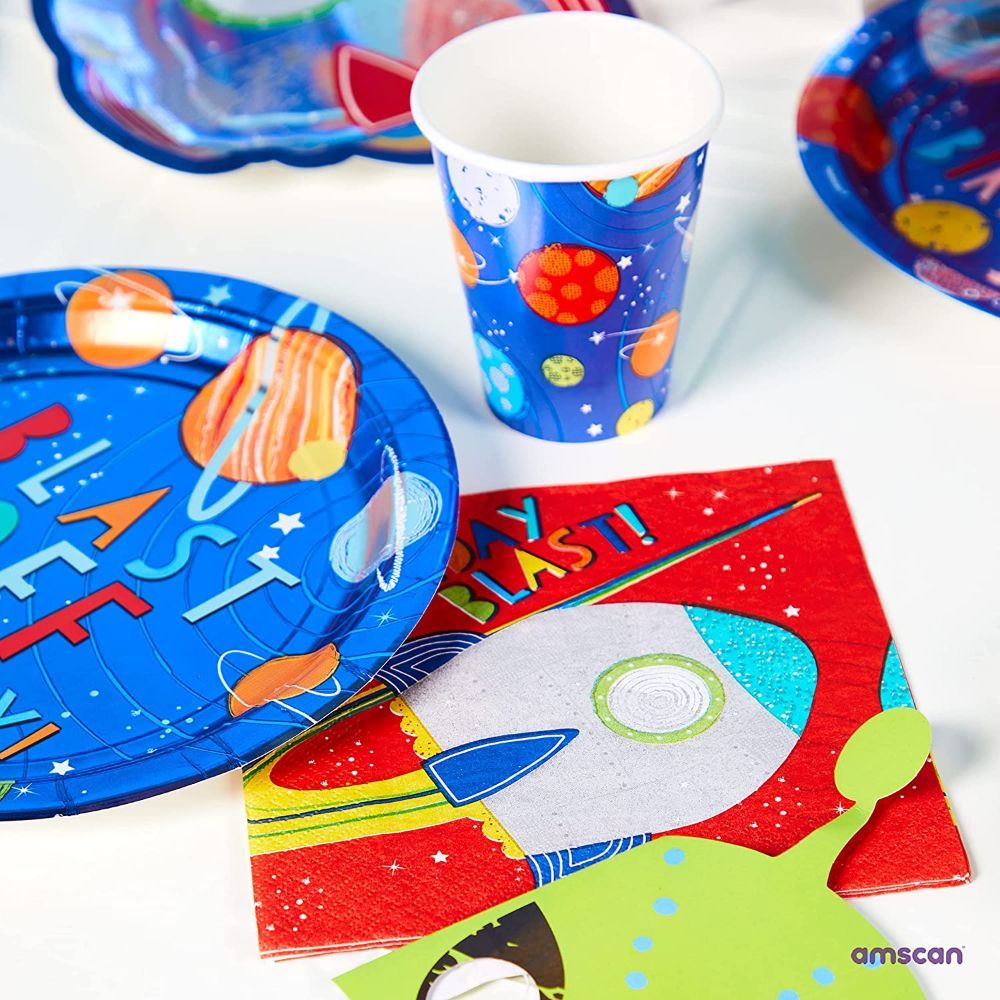 Blast Off Birthday Paper Cups