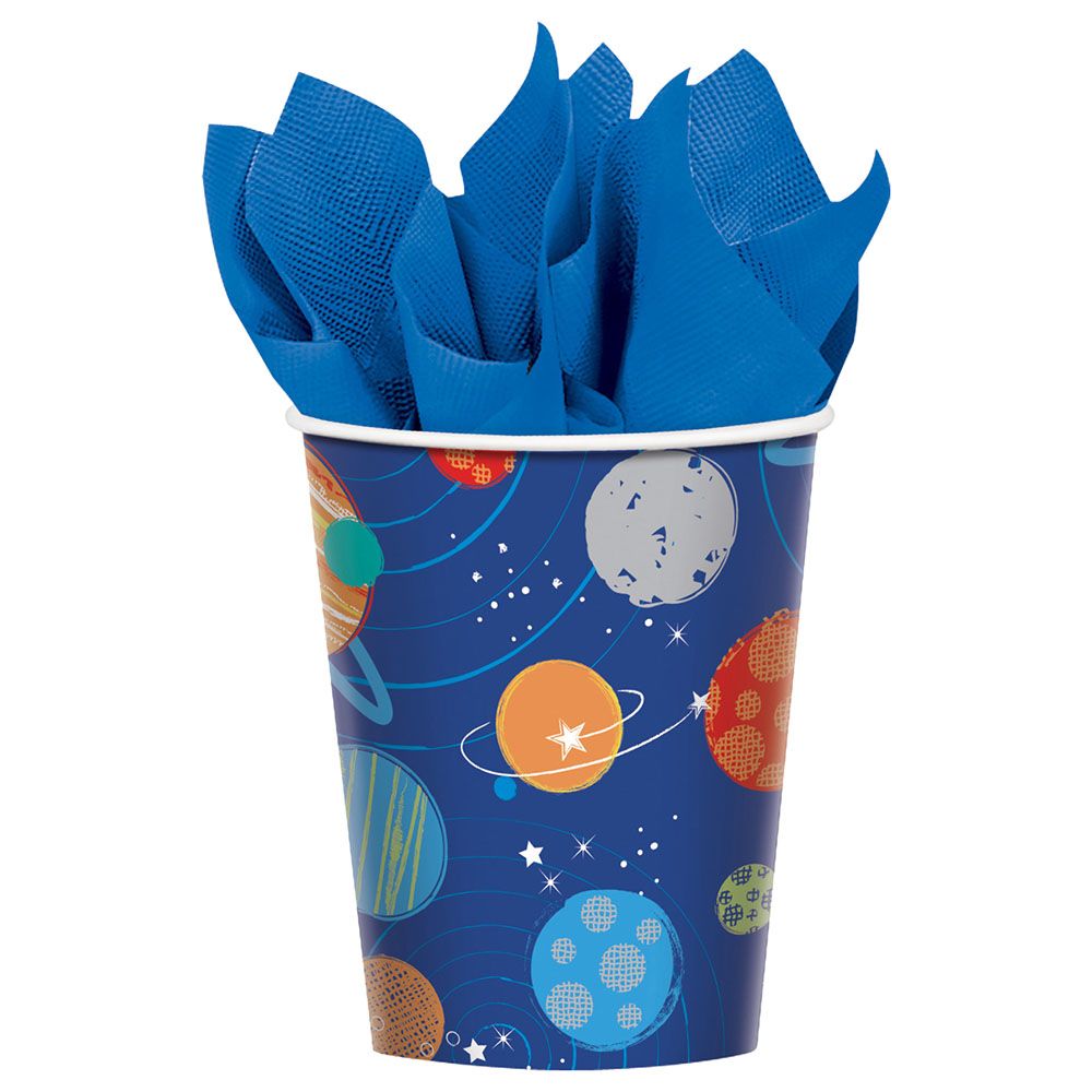 Blast Off Birthday Paper Cups