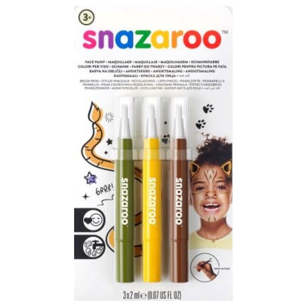 Snazaroo - Brushpen Jungle Set