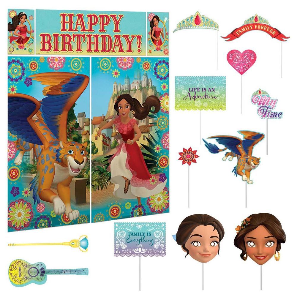 Elena Of Avalor Scene Setters w/ Photo Props