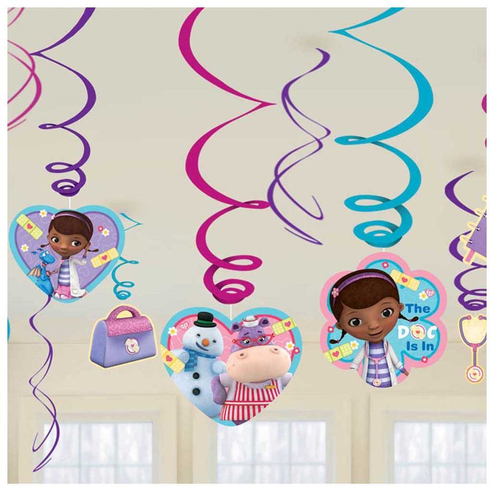 Disney Doc McStuffins Foil Swirl 12pcs