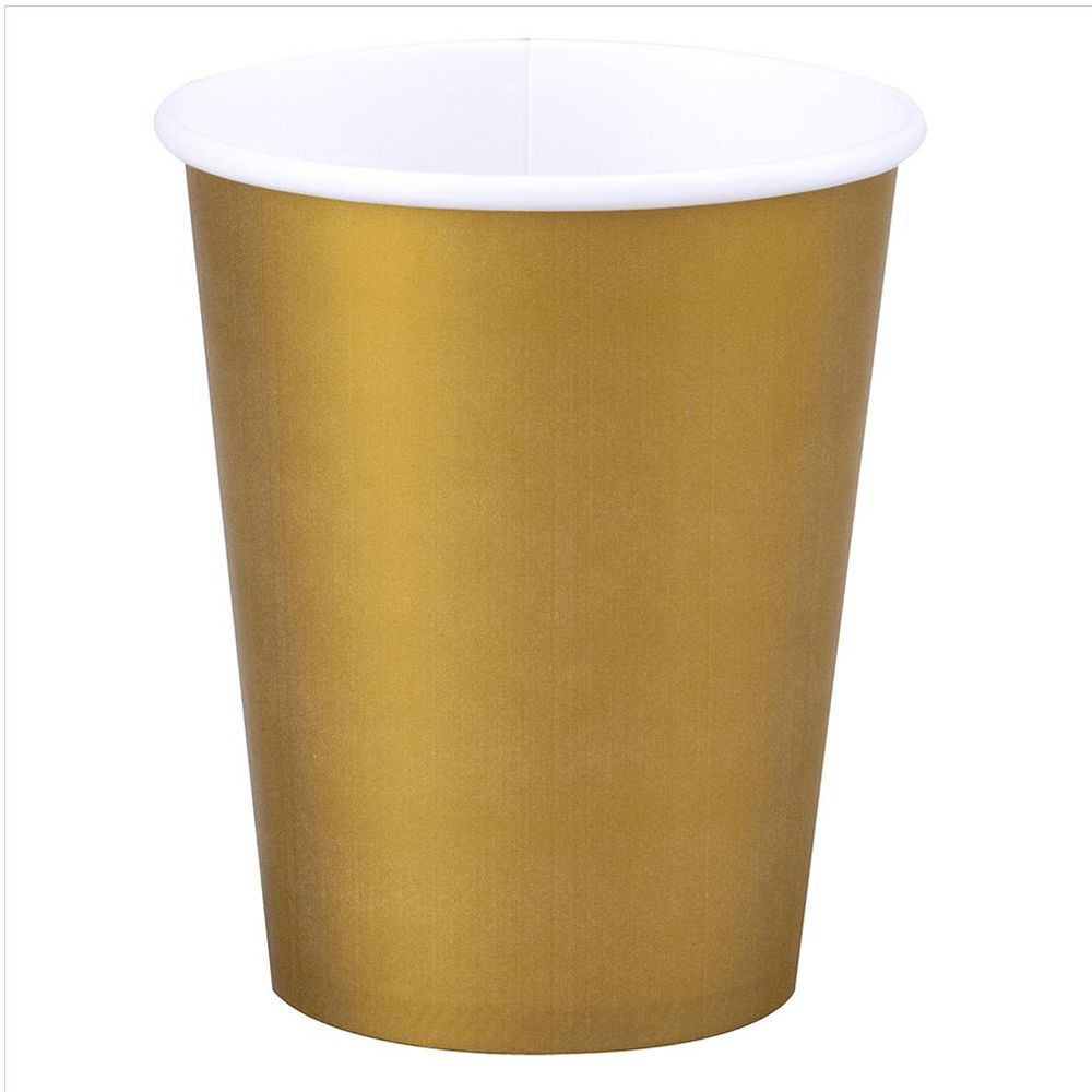 Amscan - Party Paper Cups 20pcs - Gold