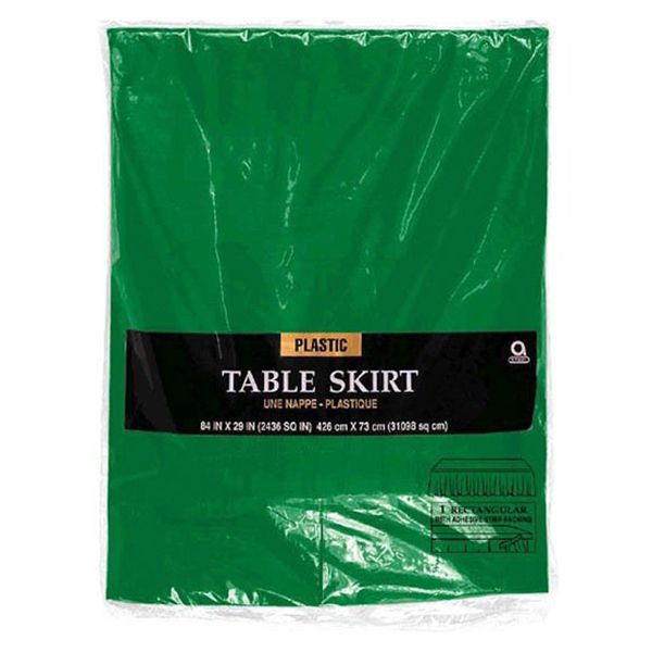 Amscan - Table Skirt 14ft 29" - Festive Green