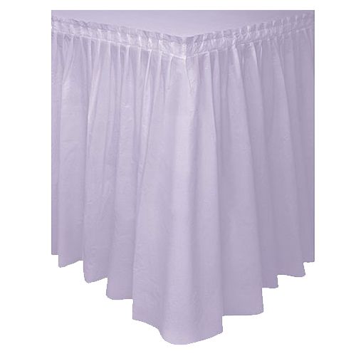 Amscan - Plastic Table Skirt 14ft x 29" - Lavender