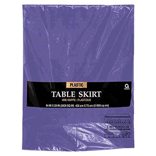 Amscan - Table Skirt 14ft x 29" - New Purple