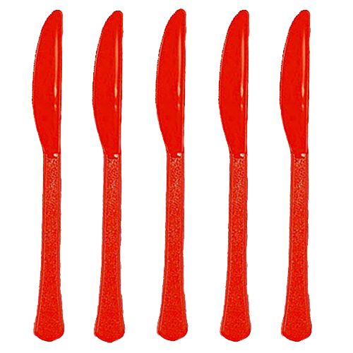 Amscan - Heavy Weight Plastic Spoons 20pcs - Apple Red