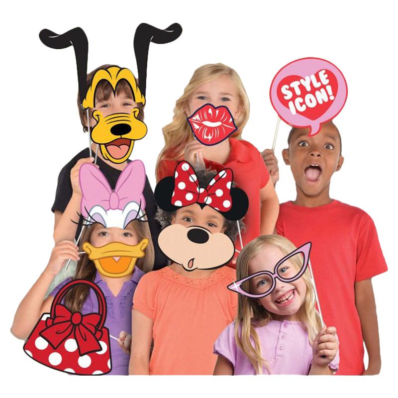 Minnie Mouse Photo Booth Kit 12pcs