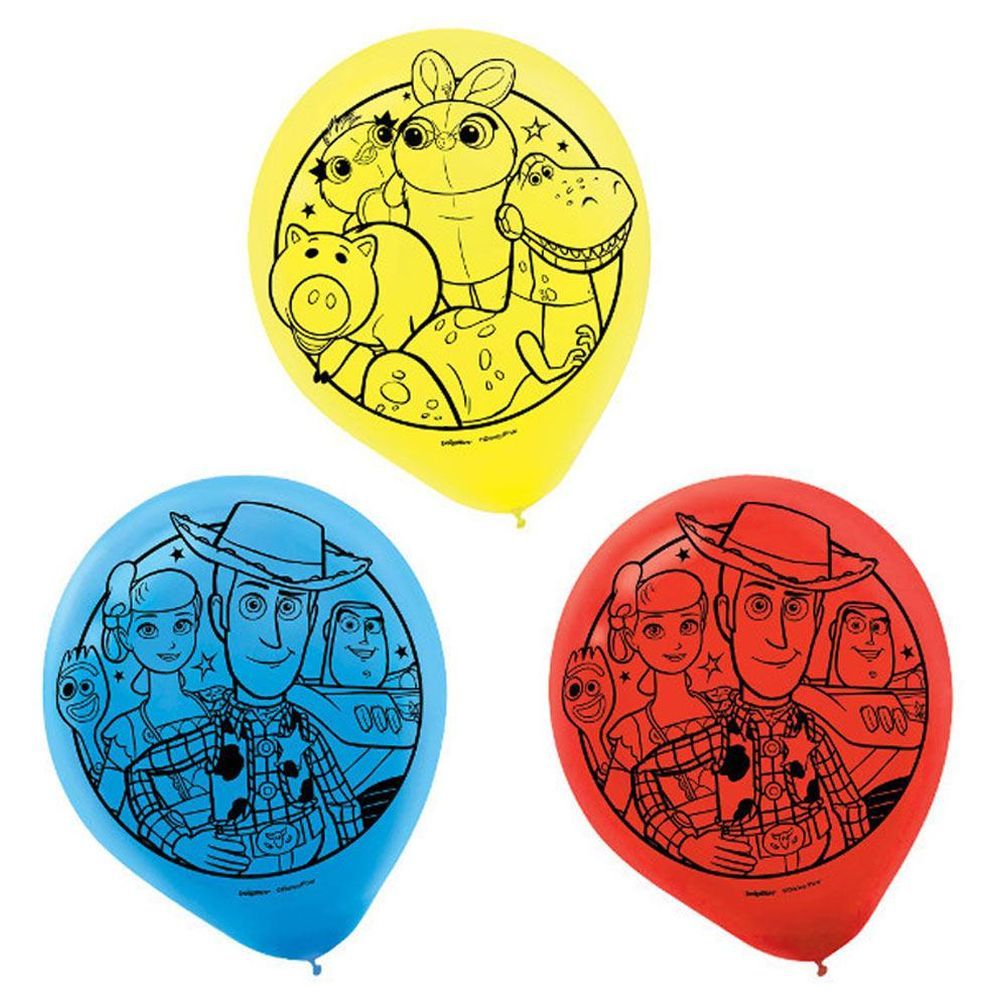 Disney Toy Story 4 Latex Balloons 12" 6pcs