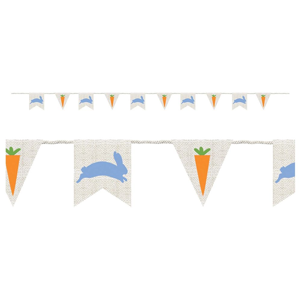 Party Centre - Easter Burlap Pennant Banner