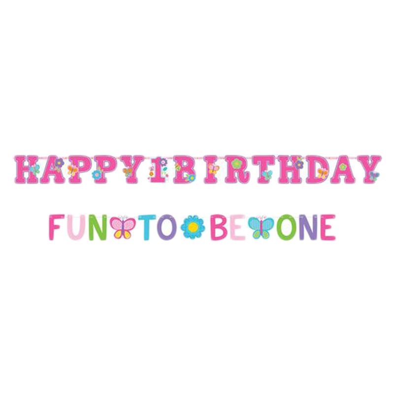 Sweet Birthday Girl Letter Banners Combination