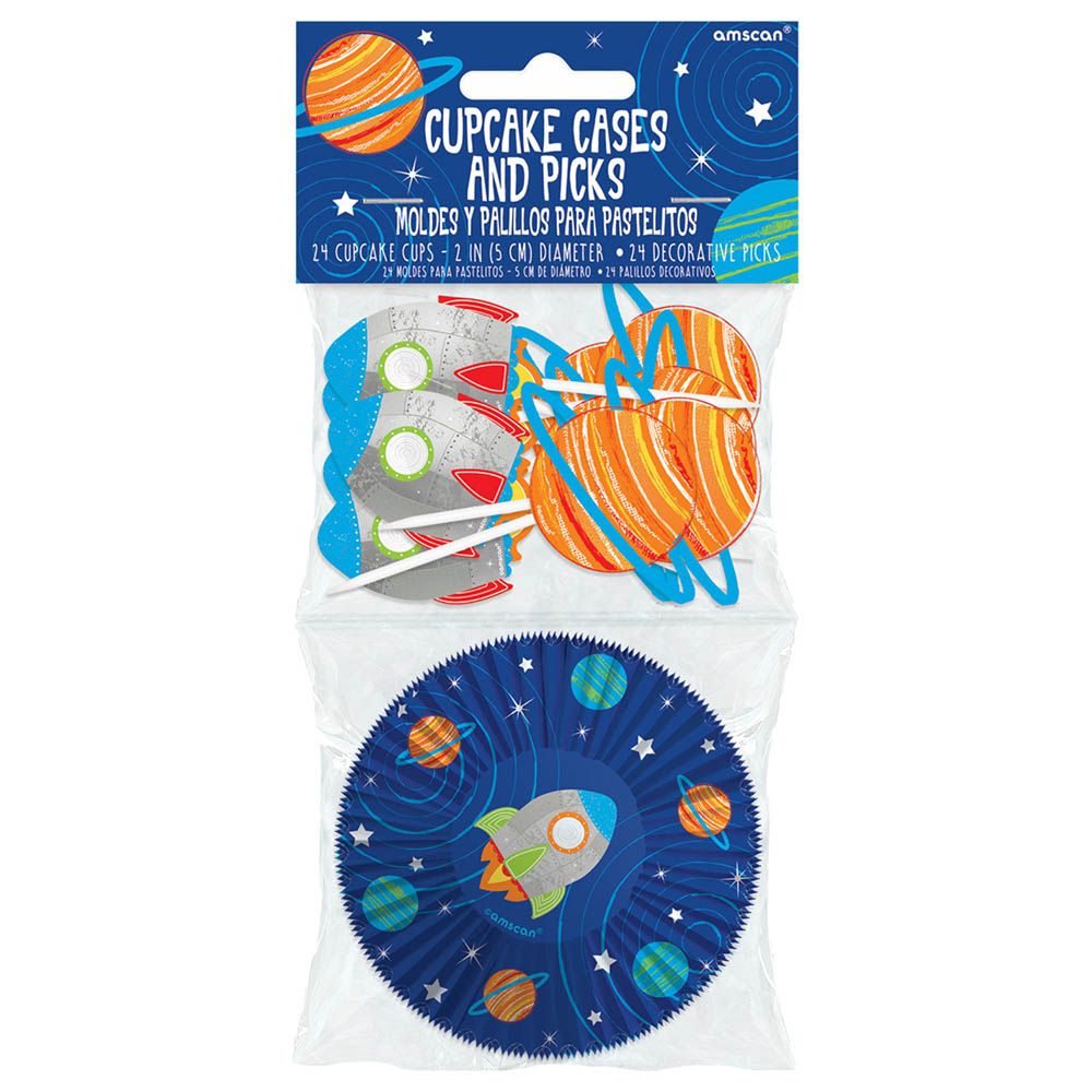 Blast Off Birthday Cupcake Decorating Kit